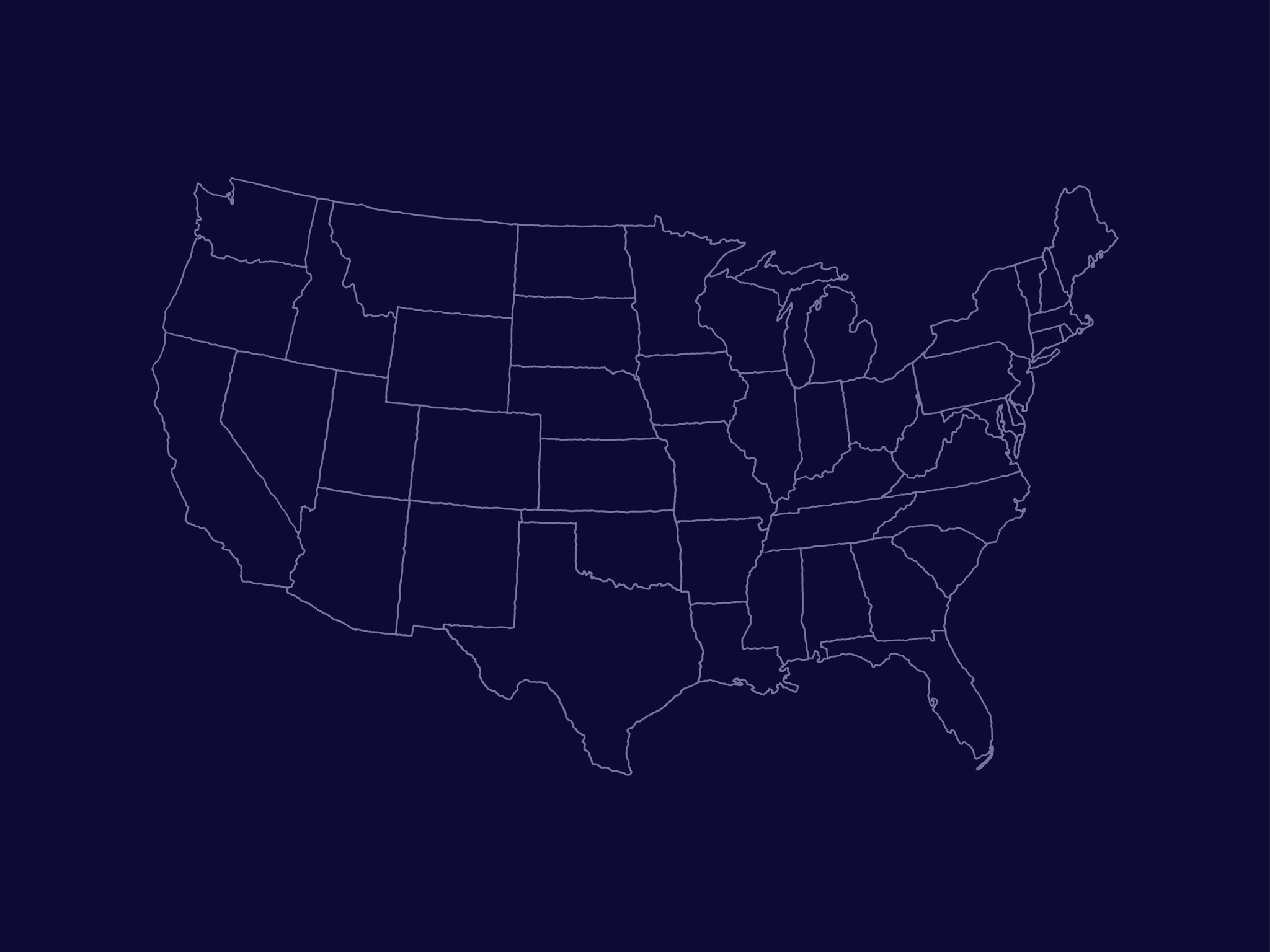 map of usa