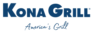 Logo with the text that says: Kona Grill America's Grill